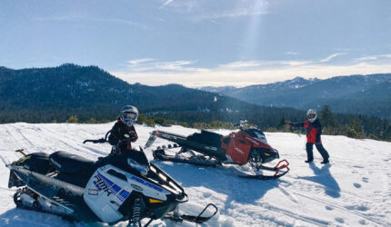 Riedel Snowmobile Lake Tahoe Winter