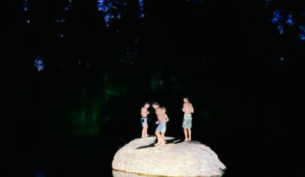 donner lake campground truckee night swim